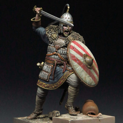 Lombard Duke - The Rebellion of the Dukes, 601-602 A.D.  54mm.