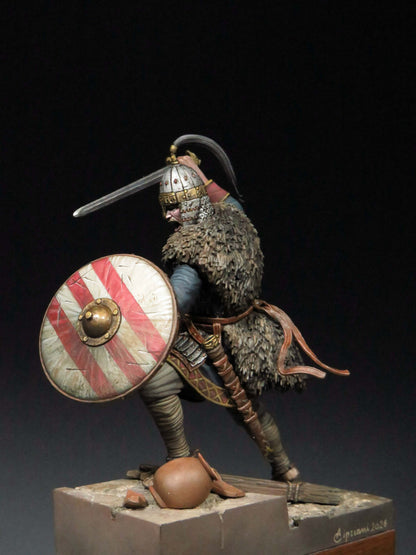 Lombard Duke - The Rebellion of the Dukes, 601-602 A.D.  54mm.