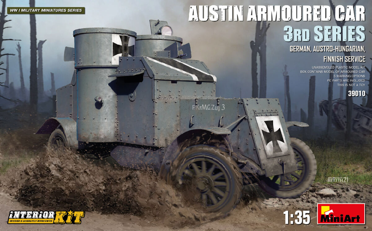 Austin Armored Car – 3rd Series, Germany, Austro-Hungarian, Finnish Service 