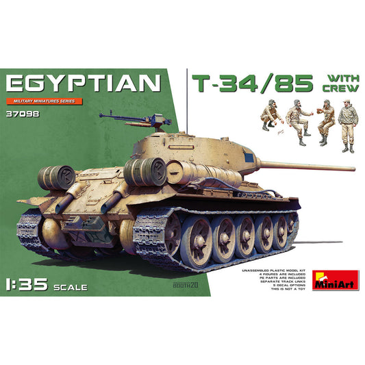 Egyptian T34-85 with Crew