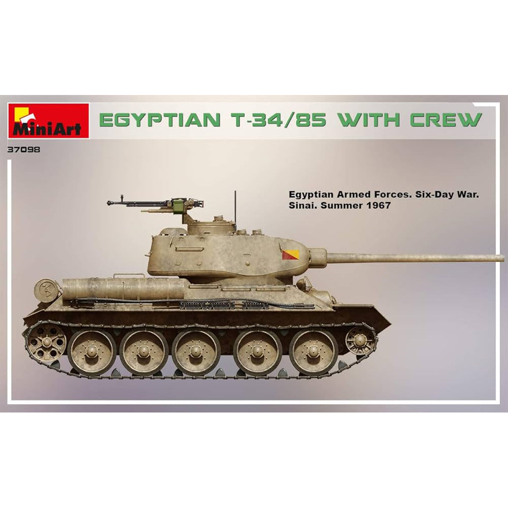 Egyptian T34-85 with Crew