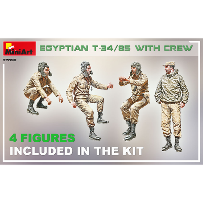 Egyptian T34-85 with Crew
