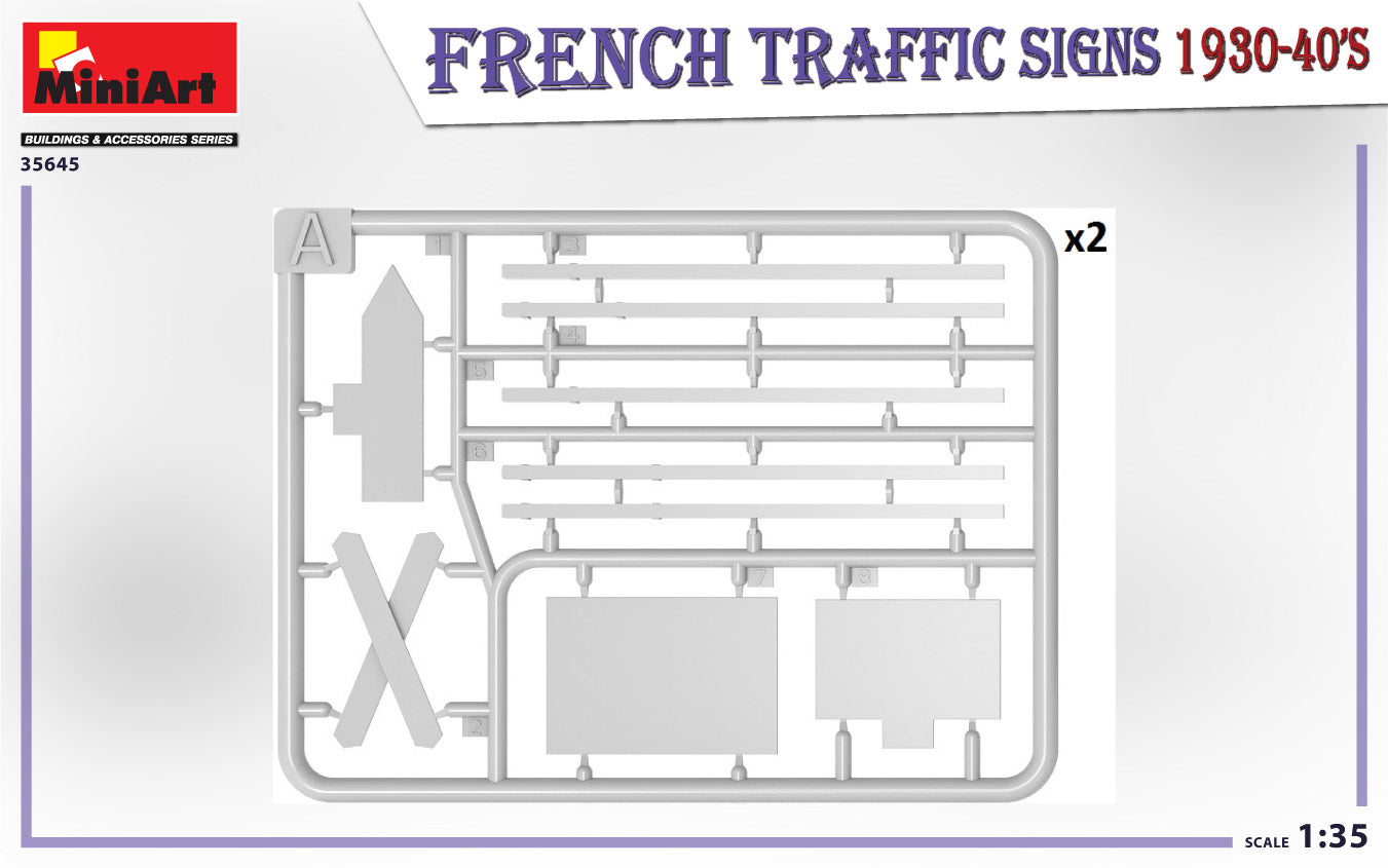French Traffic Signs 1930-40's