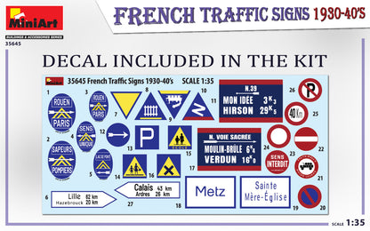 French Traffic Signs 1930-40's