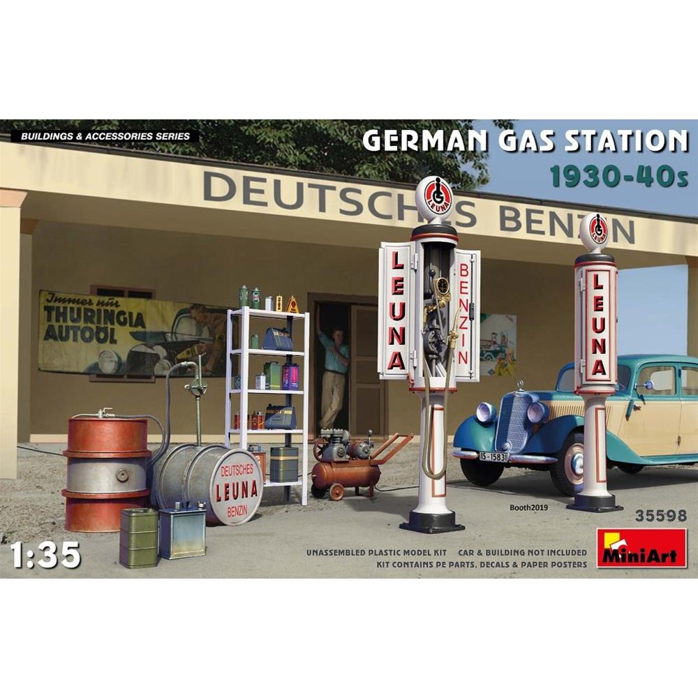 German Gas Station 1930-40s
