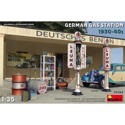 German Gas Station 1930-40s