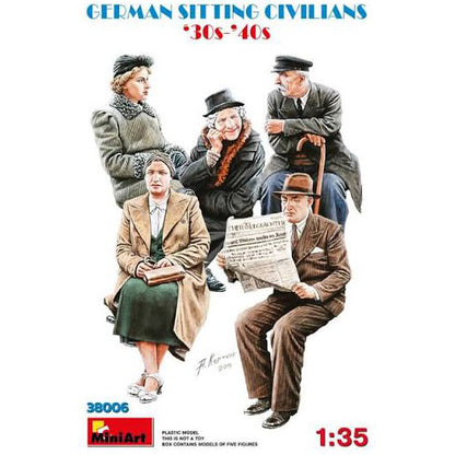 German Sitting Civilians '30s-'40s