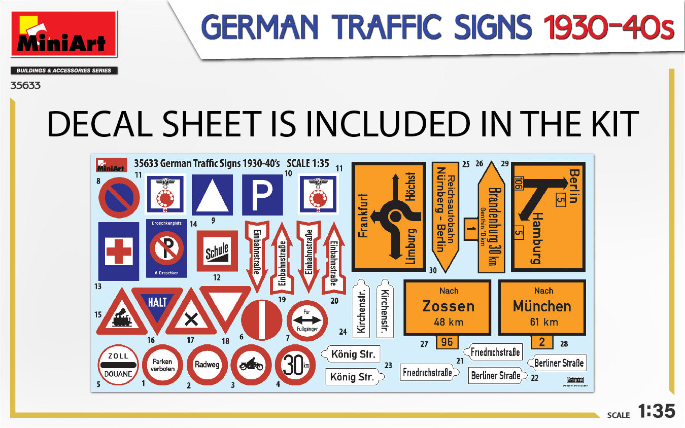 German Traffic Signs 1930-40's