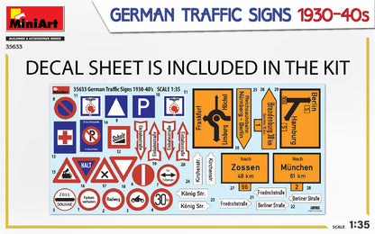 German Traffic Signs 1930-40's