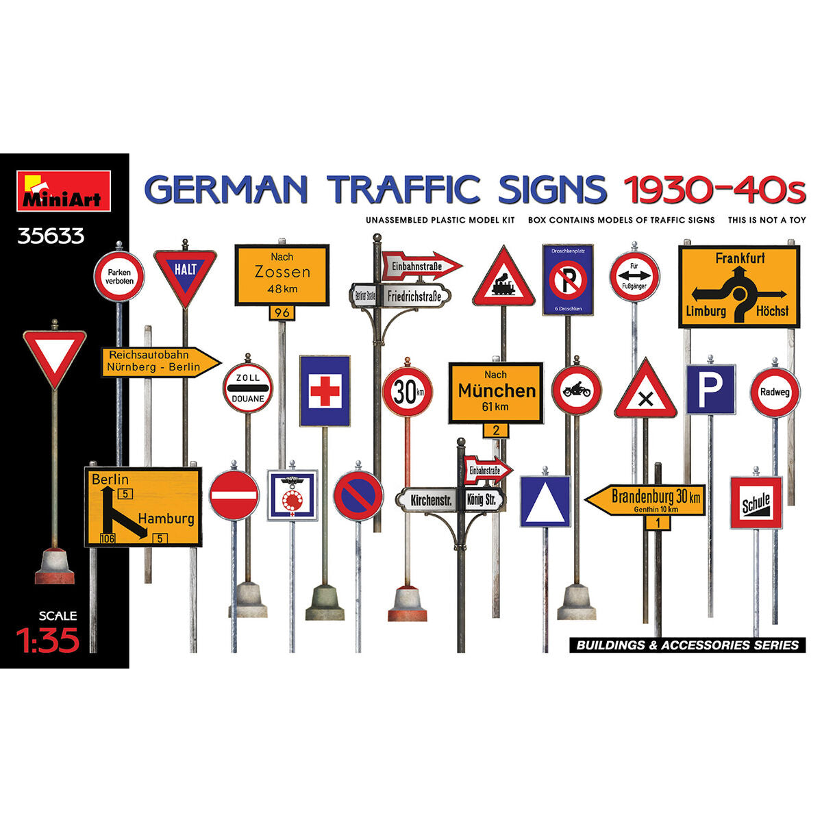 German Traffic Signs 1930-40's