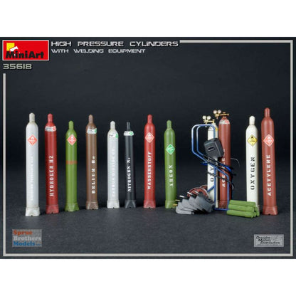 High Pressure Cylinders w/Welding Equipment