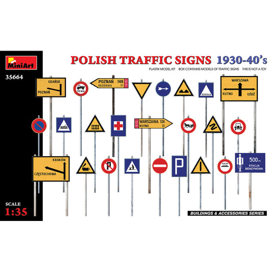 Polish Traffic Signs 1930-40's