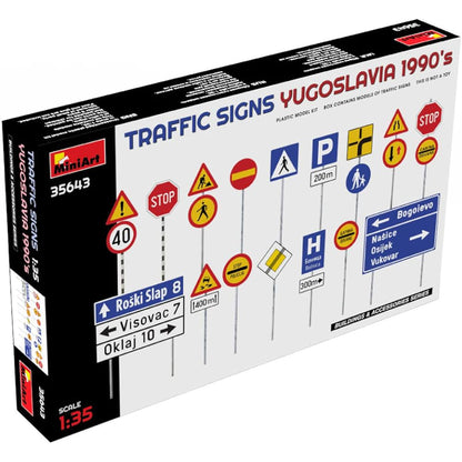 Traffic Signs Yugoslavia 1990's