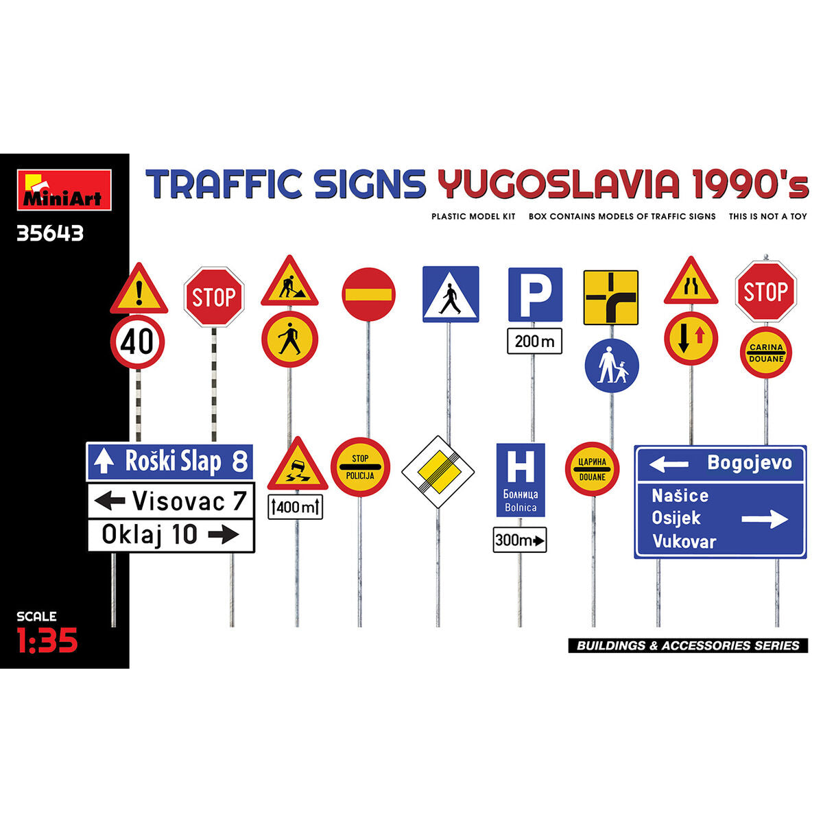 Traffic Signs Yugoslavia 1990's
