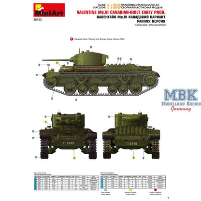 Valentine Mk.IV - Canadian Built, Early Prod.