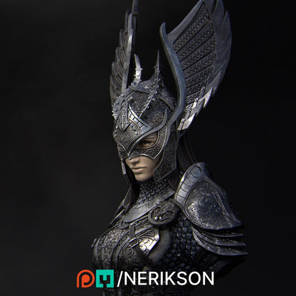 Revna Bust with Helmet