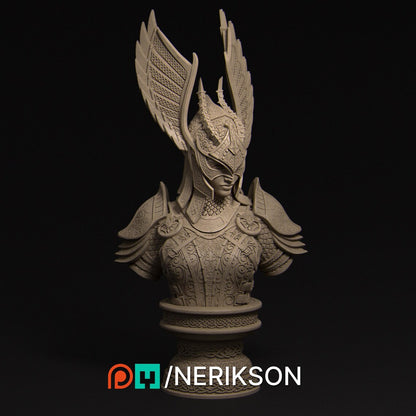 Revna Bust with Helmet