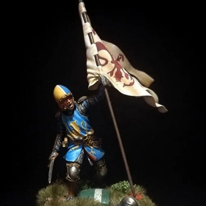 Central Italian Knight with Flag 1340-50 