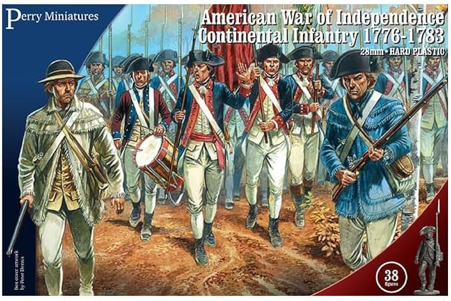 American War of Independence - Continental Infantry 1776 -1783