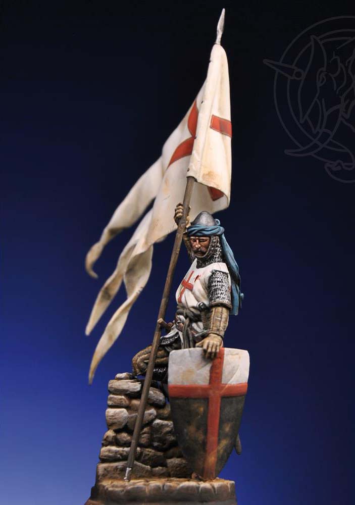 Templar Knight Standard Bearer 12th cent. 