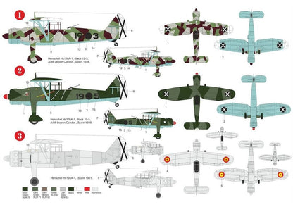 Henschel Hs 126A - Over Spain