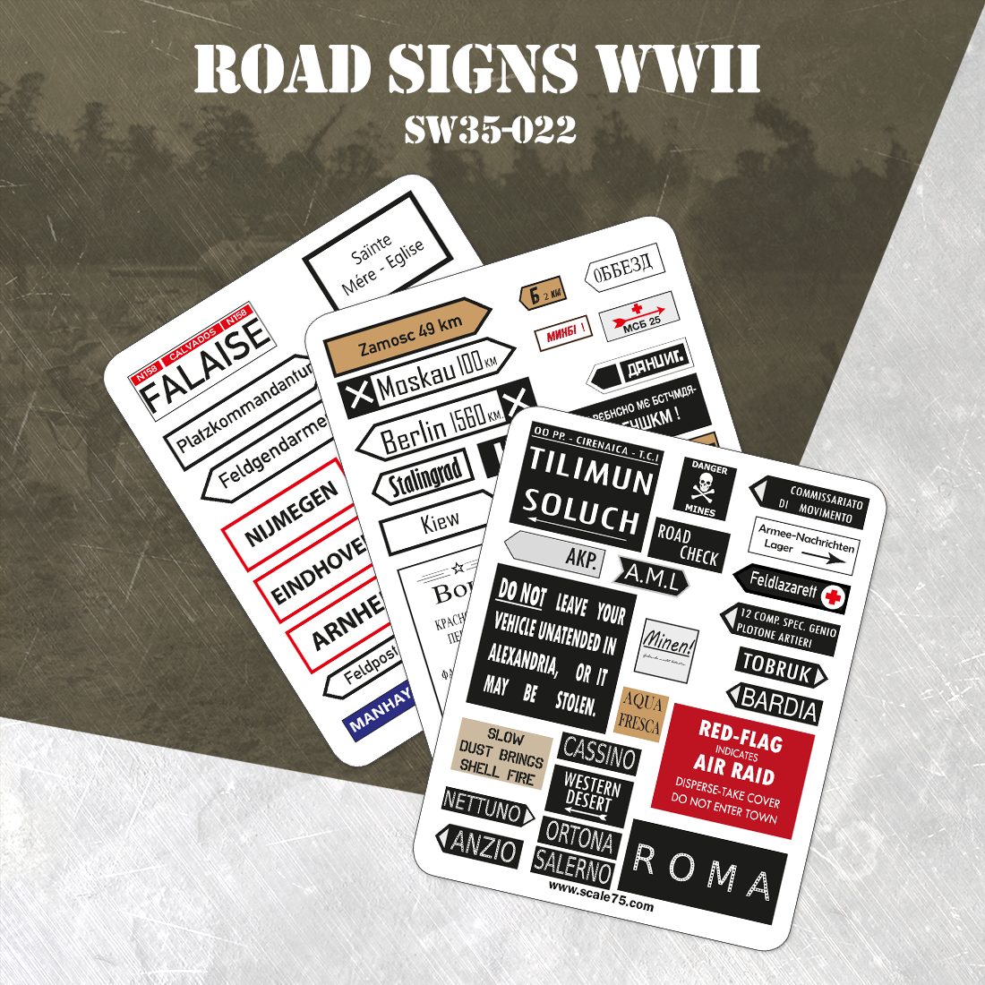 Road Signs WWII