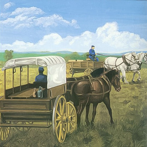 American History - Munitions and Ambulance Wagon Set