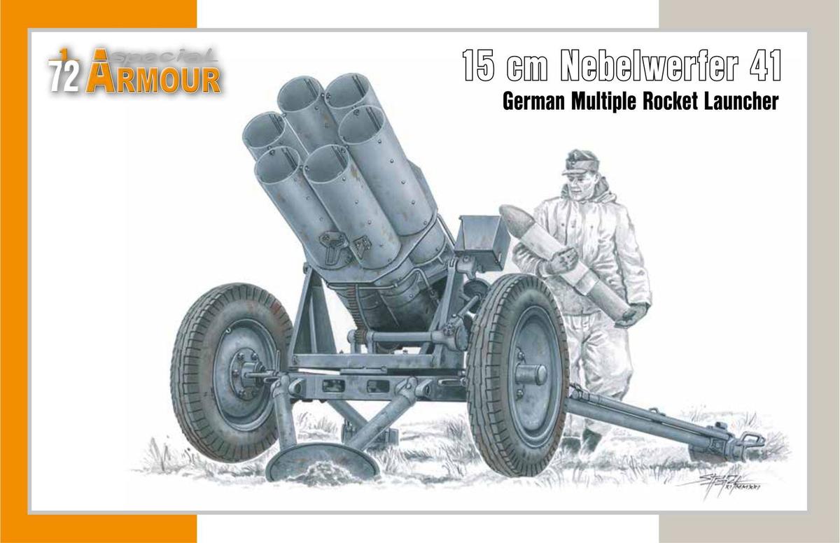 15 cm Nebelwerfer 41 - German Pultiple Rocket Launcher