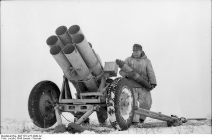 15 cm Nebelwerfer 41 - German Pultiple Rocket Launcher