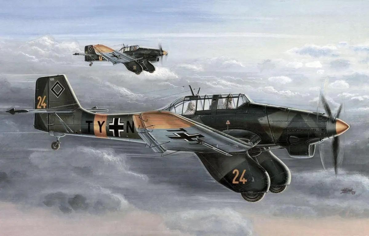 Junkers Ju 87A Stuka - Anton in Luftwaffe service