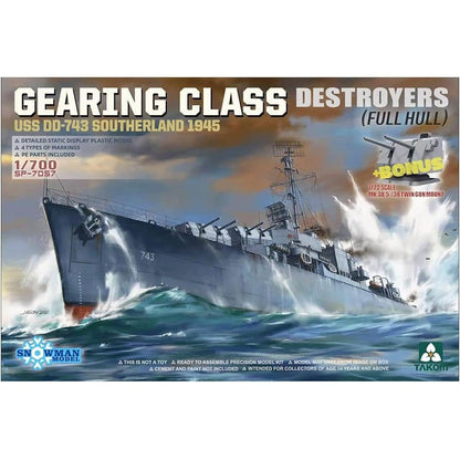 Gearing Class, USS DD-749 Southerland 1945