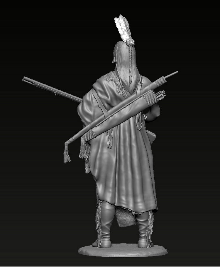 Hidatsa Warrior, 19th Century