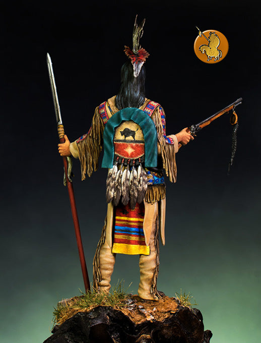 In-ne-o-cose - Iron Horn, Blackfeet Indian - 54 mm