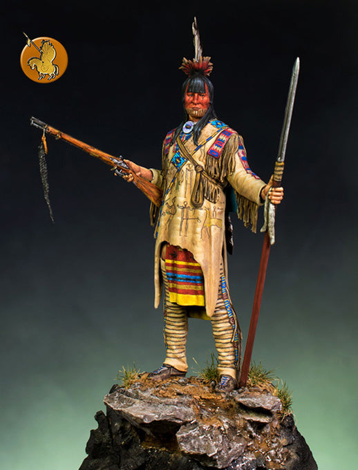 In-ne-o-cose - Iron Horn, Blackfeet Indian - 54 mm