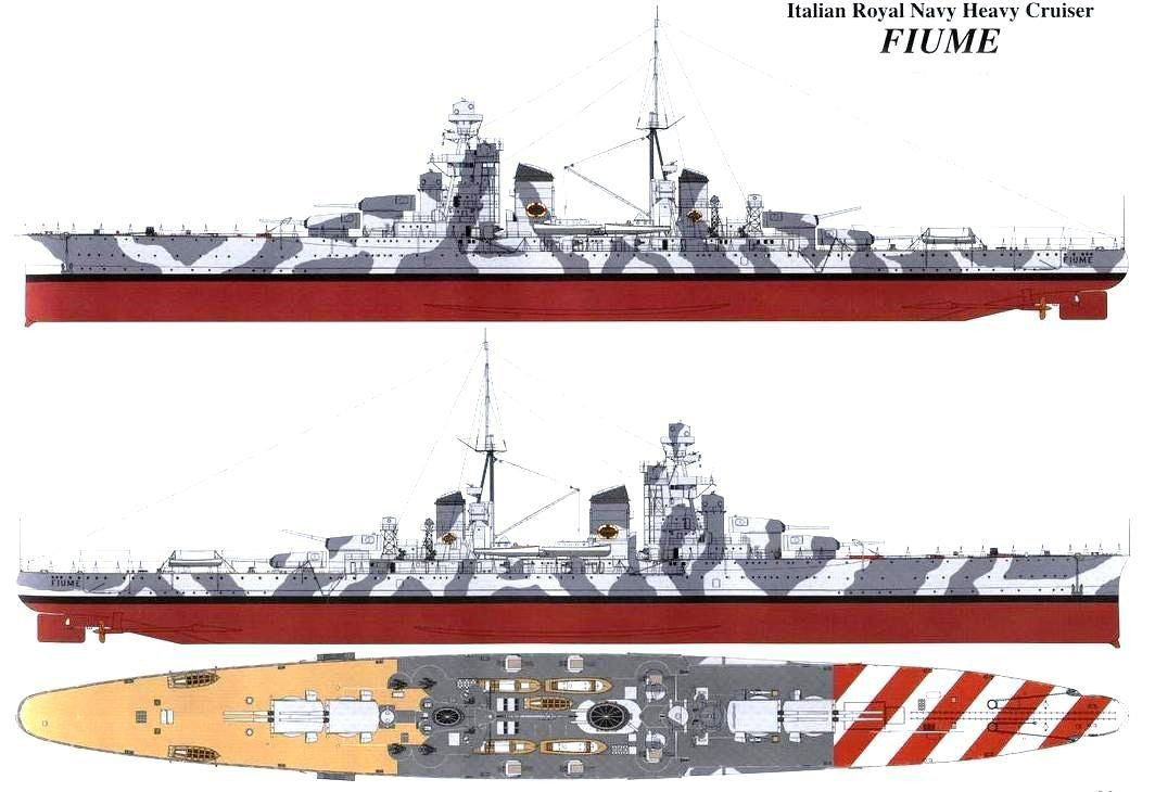 R.N. Fiume - Italian Heavy Cruiser (Zara Class) - 2nd WW