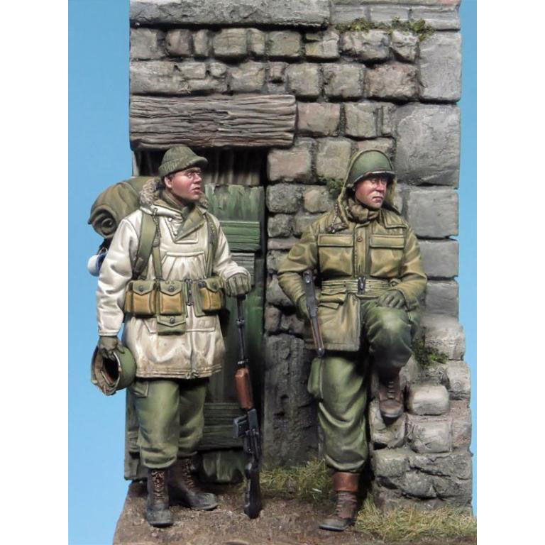 US Army Mountain Troop Soldiers WWII - 10th Mountain Division, Gothic Line 1944