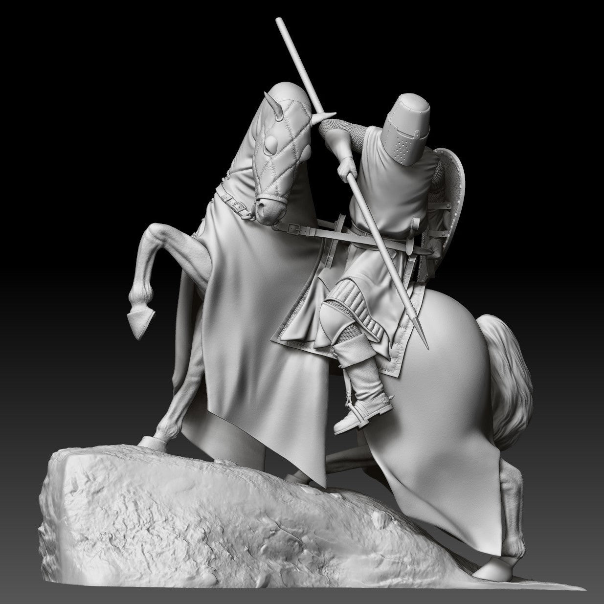 Medieval Knight (54mm)
