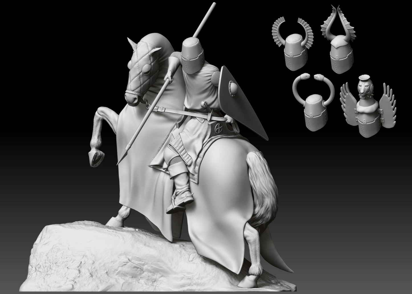 Medieval Knight (54mm)