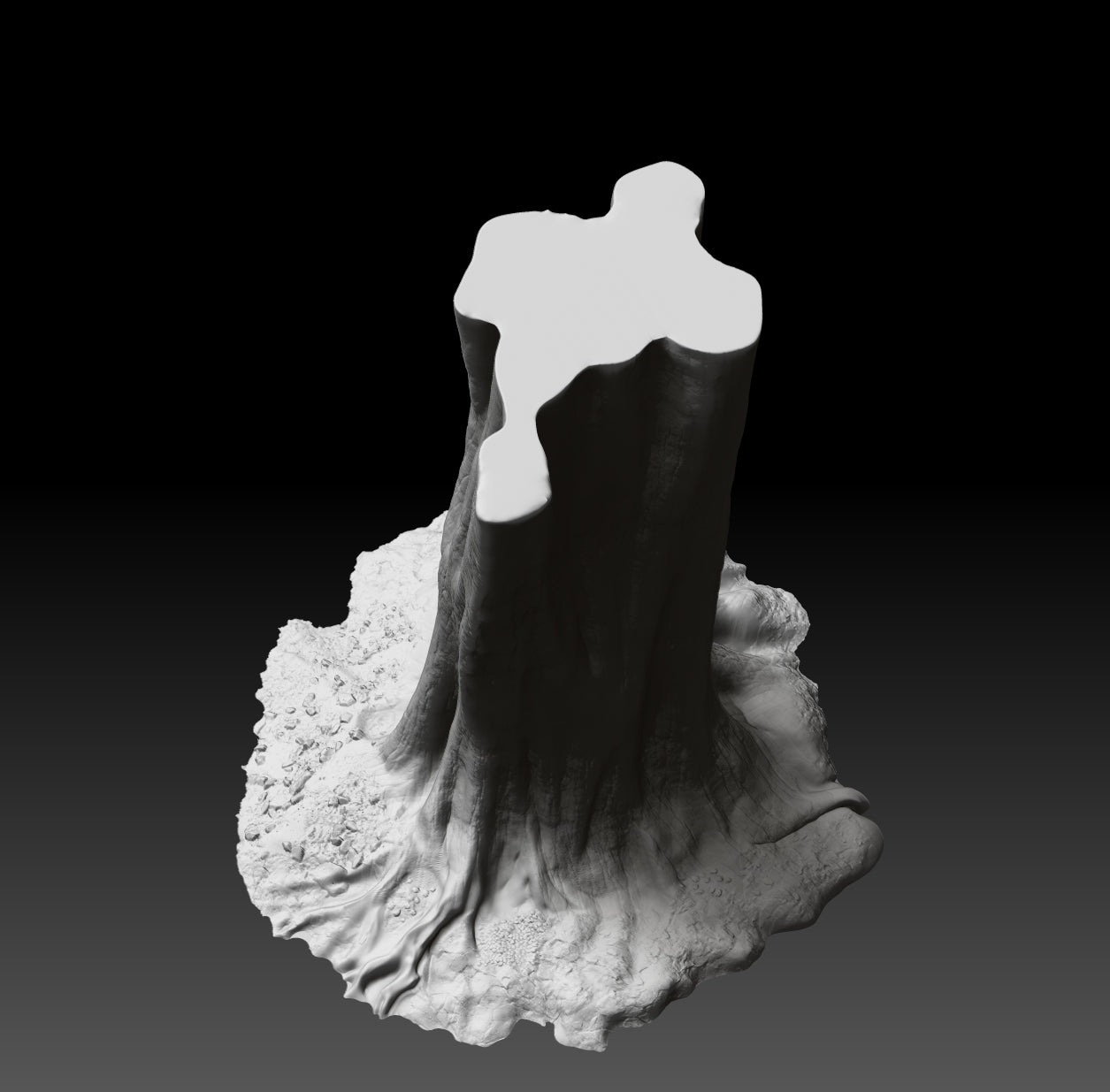 Legionario romano con albero - 54mm