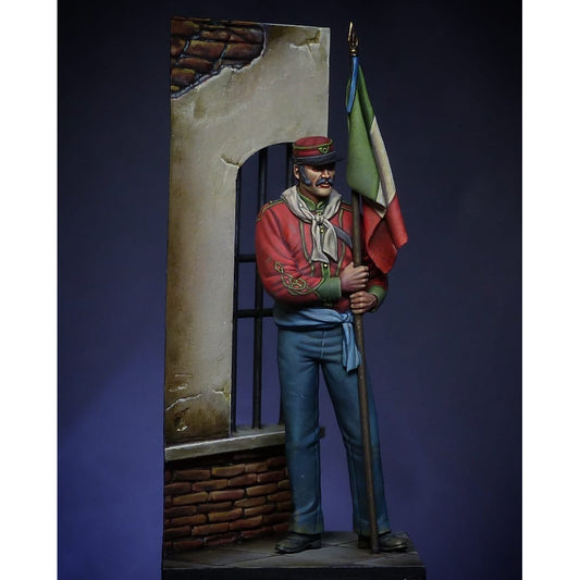 Garibaldi's Second Lieutenant Lorenzo Achille Scotto, Mentana-1867 (No Setting)
