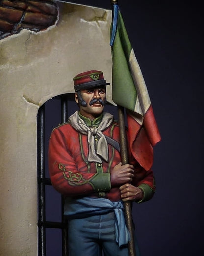 Sottotenente Garibaldino Lorenzo Achille Scotto, Mentana-1867 (No Ambientazione)