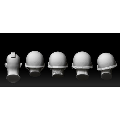 5 Soldier Heads Kit (1/35)