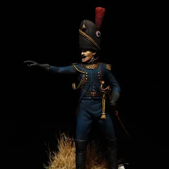 Ufficiale Artiglieria Francese della Guardia - 54mm