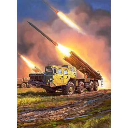 BM-30 SMERCH Russian Multiple Rocket Launch System